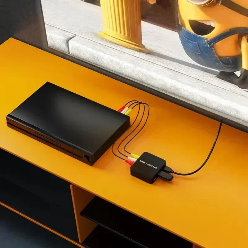 Convertir vídeo analógico 3RCA a vídeo digital para reproductor de DVD VHS Hi8 VCR DVR, etc. Registro al disco USB Flash Drive U No necesita computadora - imagen 5