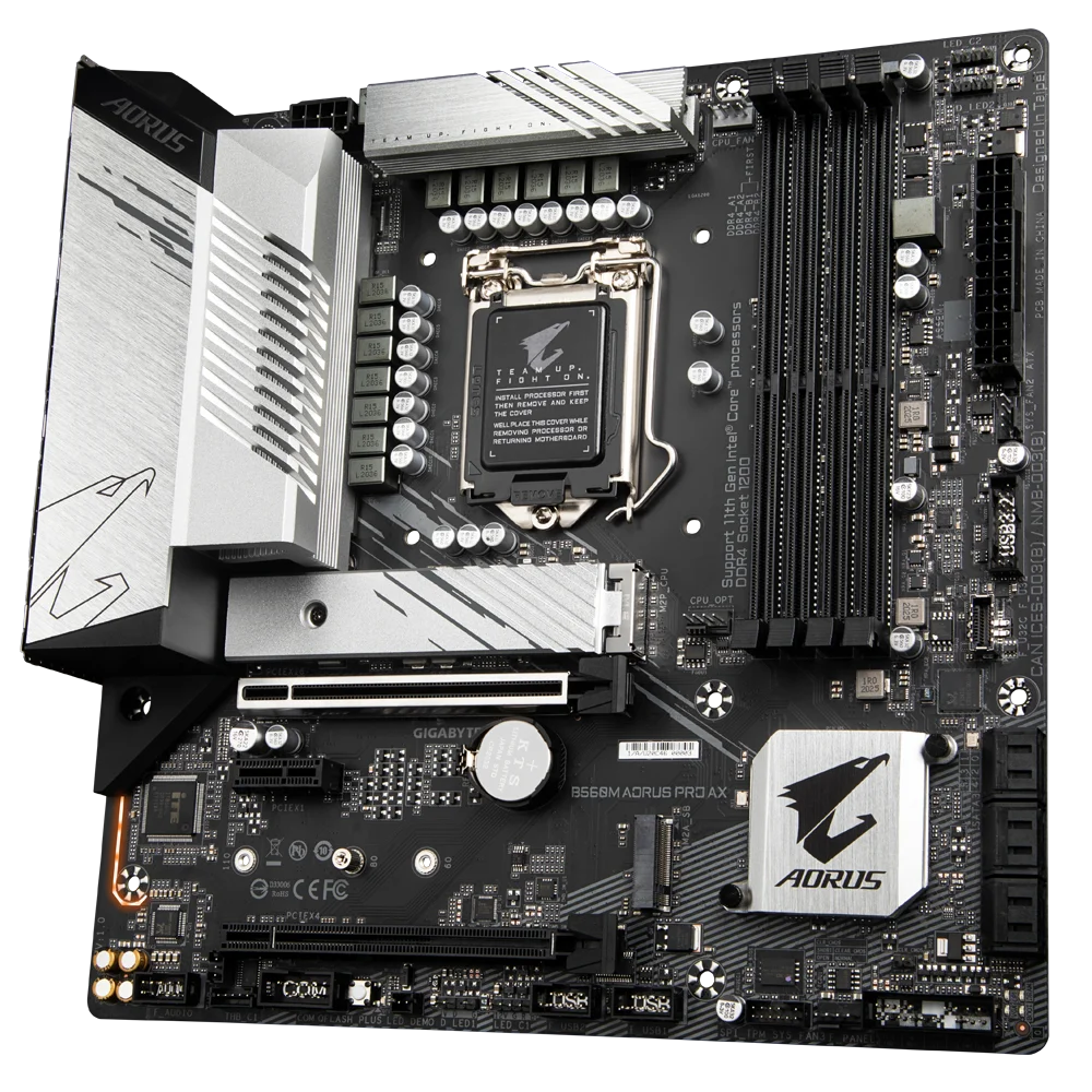 Placa base Gigabyte B560M AORUS PRO AX 128GB LGA 1200 DDR4 Micro ATX - imagen 3