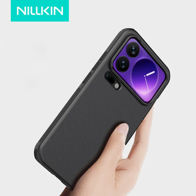 Para Xiaomi 17 Pro Max, 17 Pro funda magnética NILLKIN Airbags antihuellas dura PC cubierta de teléfono con escudo esmerilado - imagen 2