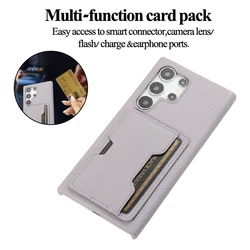 Funda billetera Samsung Galaxy S25 Ultra, S24, S23 y S22 con tarjetero