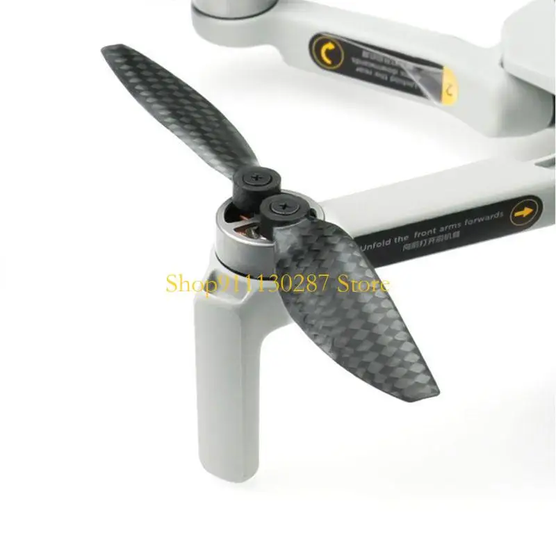 Hélice fibra carbono J1HC bajo ruido, cuchillas liberación rápida para Mini Access - imagen 5