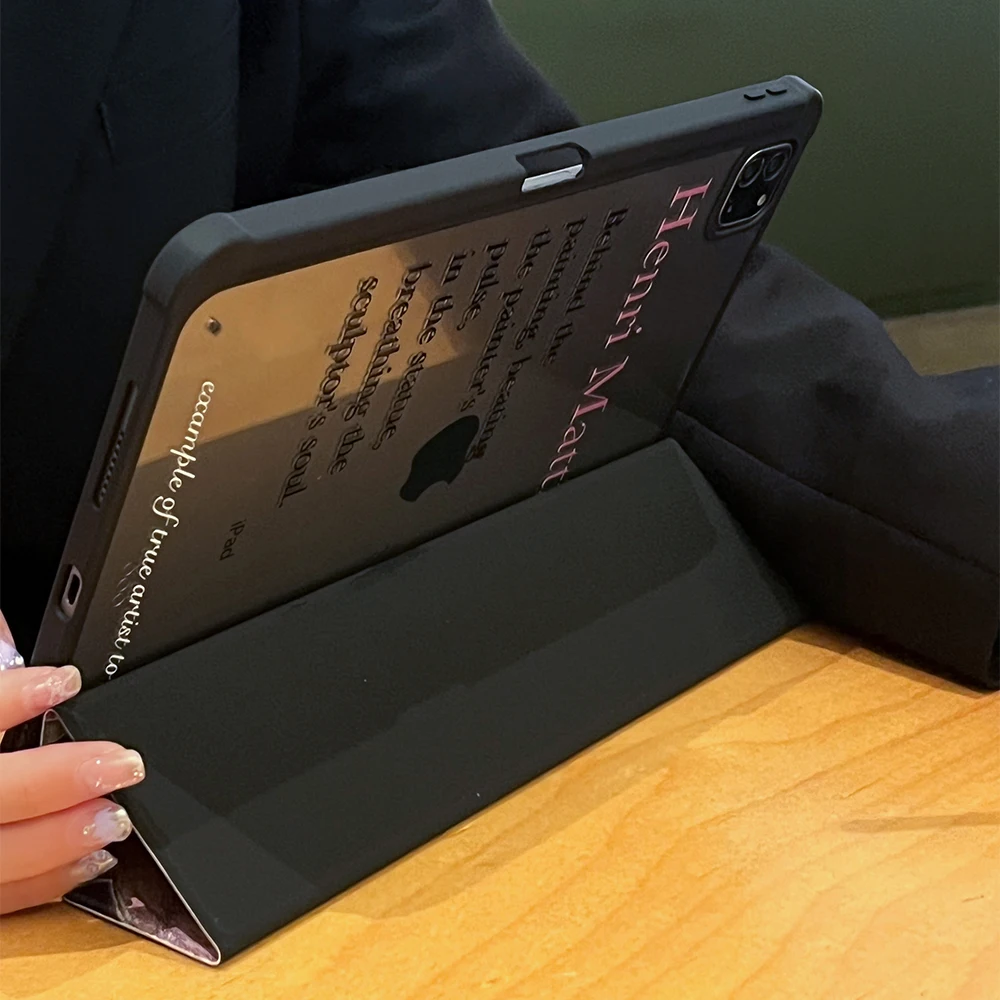 Nueva Funda para iPad Graffiti Cat para iPad Air 5ta generación 2022 10,9 ''Air 4 10th 11th Gen Pro 11 12,9 13 soporte para lápices Funda - imagen 4