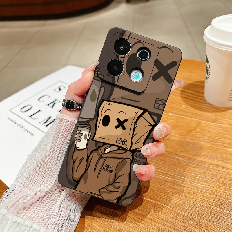 Funda de teléfono con diseño de hombre de papel para Xiaomi Mi 13 12 11 Lite 5G 14 13T 13 12T 12X Poco M6 X6 X5 X3 F5 Pro, funda de silicona a prueba de golpes - imagen 5