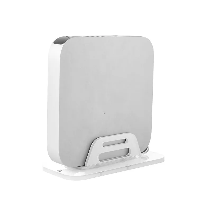 Soporte acrílico para Mac Mini 2023, soporte montado en la pared, soporte de escritorio para Mac Mini, estante de almacenamiento - imagen 3