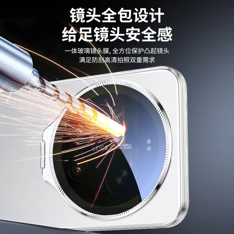 Para Xiaomi 17 Ultra Anti-amarillo transparente acrílico PC funda de teléfono lente protectora soporte de cámara cubierta para Xiaomi Mi 17ultra - imagen 3
