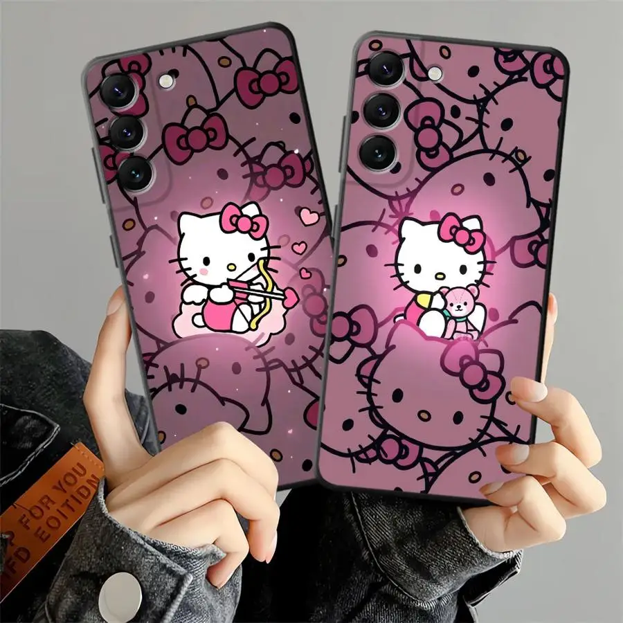 Funda Hello Kitty para Honor X6 8X Magic5Lite X7 90 X9a 70 X8 X5b 200 400 Lite, funda negra suave para teléfono