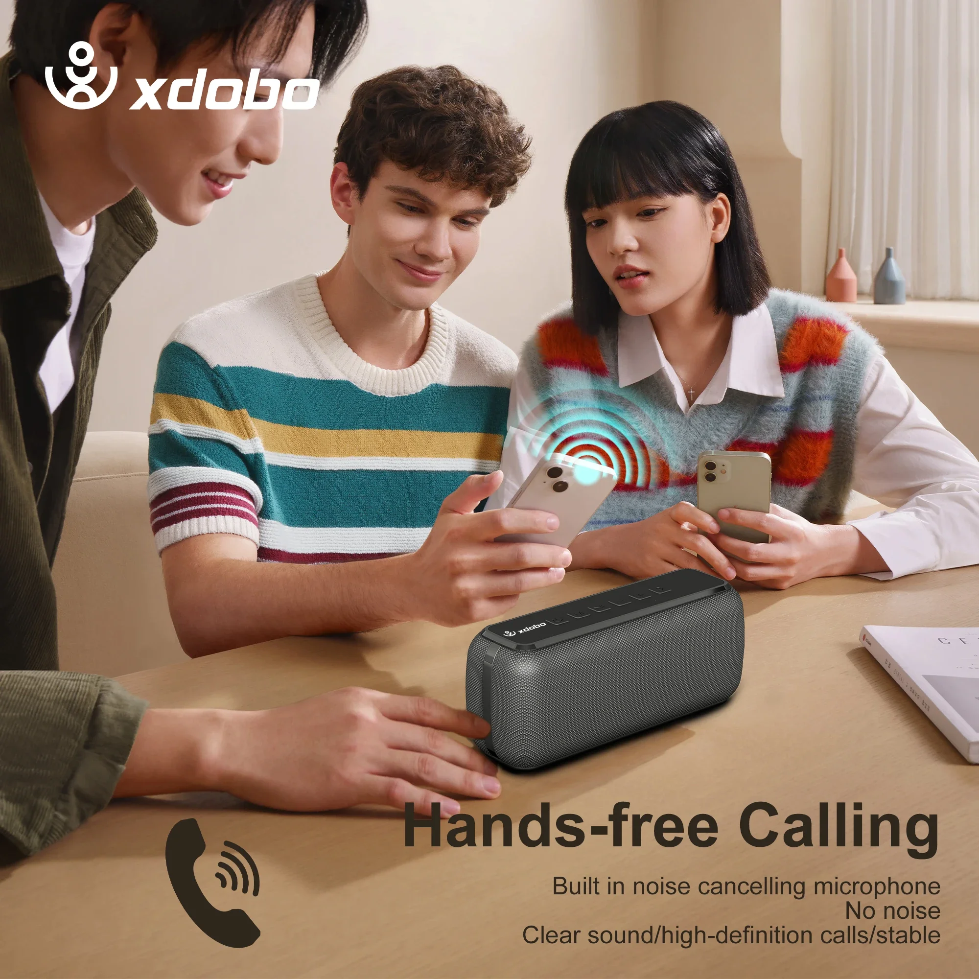 XDOBO X8 Altavoz Bluetooth inalámbrico 60W Alta potencia Portátil Hogar Audio al aire libre Aubwoofer Soporte TF/AUX - imagen 4