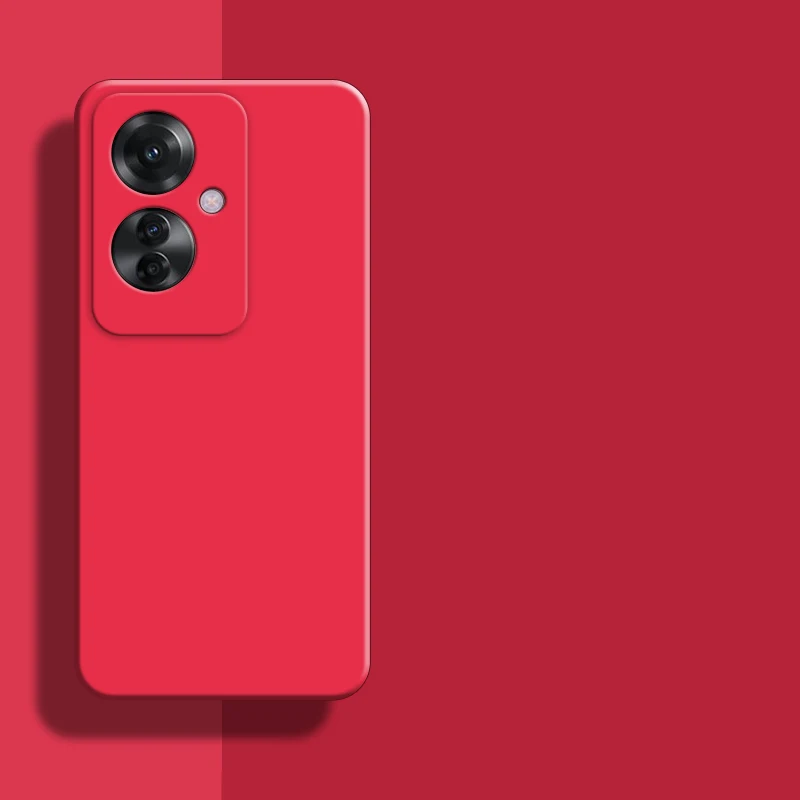 Para OPPO Reno11 F 5G funda para OPPO Reno11 F cubierta 6,7 pulgadas Original goma de silicona líquida parachoques a prueba de golpes para Reno11 F 5G - imagen 4