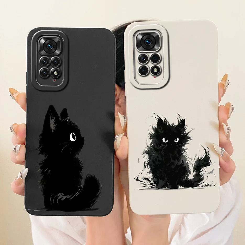 Para Xiaomi Redmi Note 11 4G funda Note 11S bonita funda de dibujos animados suave TPU funda de teléfono para Redmi Note 11 Pro Plus Note11 S Shell - imagen 4