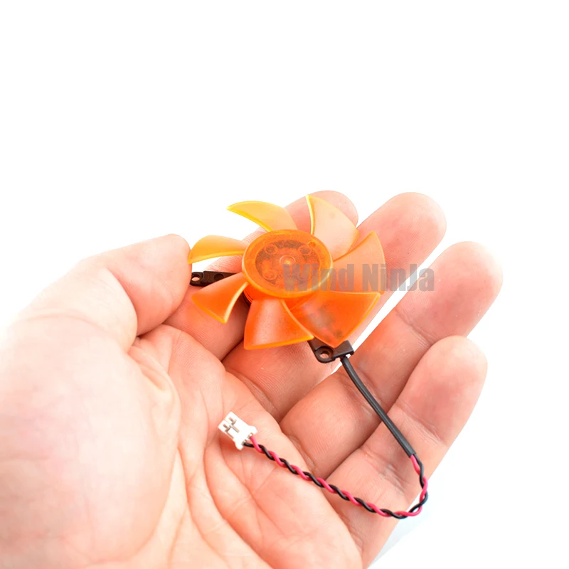 Ventilador de refrigeración PLD05010S12L, FD125010-SH2 de 47mm de diámetro, agujero de paso de 39mm, CC de 12V, para tarjeta gráfica de aluminio, disipador de calor GT220 GTS210 - imagen 5