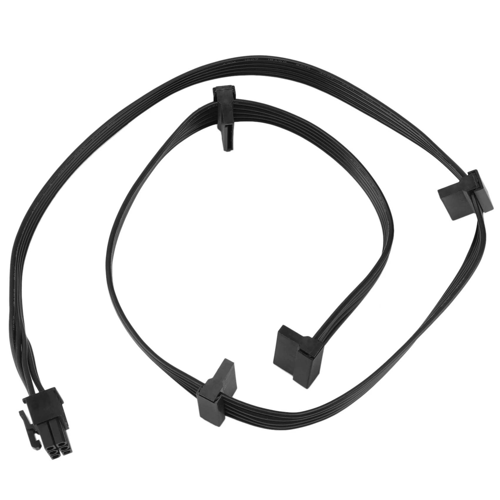 Cable de fuente de alimentación PCIe de 6 pines macho a 4 SATA para Seasonic Focus +/ MK3/ FX/ P Series 850PX 750PX 650PX 550PX PSU - imagen 4