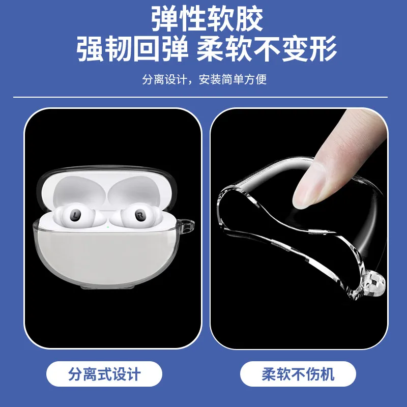 Para UGREEN HiTune S3 funda transparente suave dibujos animados UGREEN HiTune S3 funda suave de silicona a prueba de golpes funda protectora - imagen 2