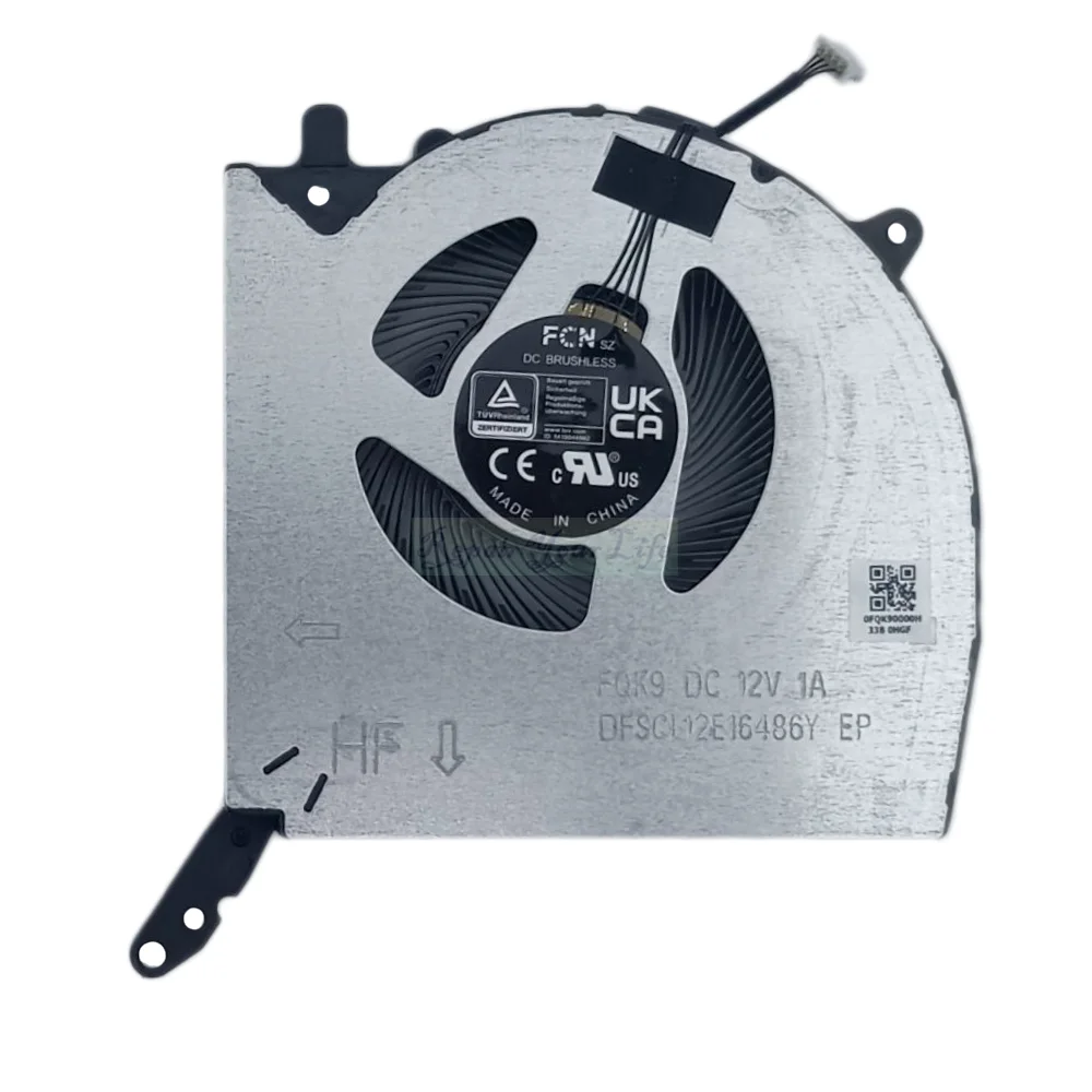Ventilador de refrigeración para portátil Lenovo Legion Pro 5 16IRX8 16ARX8 82WK 82WM IRX8 ARX8 2023 Notebook CPU GPU ventilador enfriador FQK8 FQK9 DC 12V - imagen 5