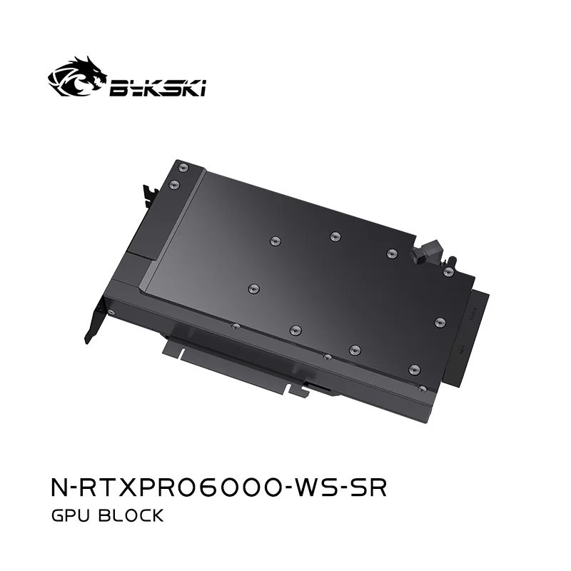 Bykski GPU bloque de agua para tarjeta NVIDIA RTX Pro 6000 Blackwell Workstation Edition, placa de cobre engrosada N-RTXPRO6000-WS-SR