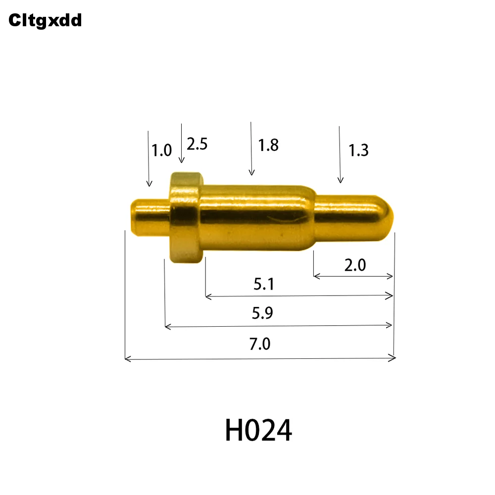 5 uds conector Pin Pogo batería Pogopin contacto con resorte aguja SMD PCB 2 3 4 5 6 7 8 9 10 12 14 MM sonda de prueba H021 - H040 - imagen 5