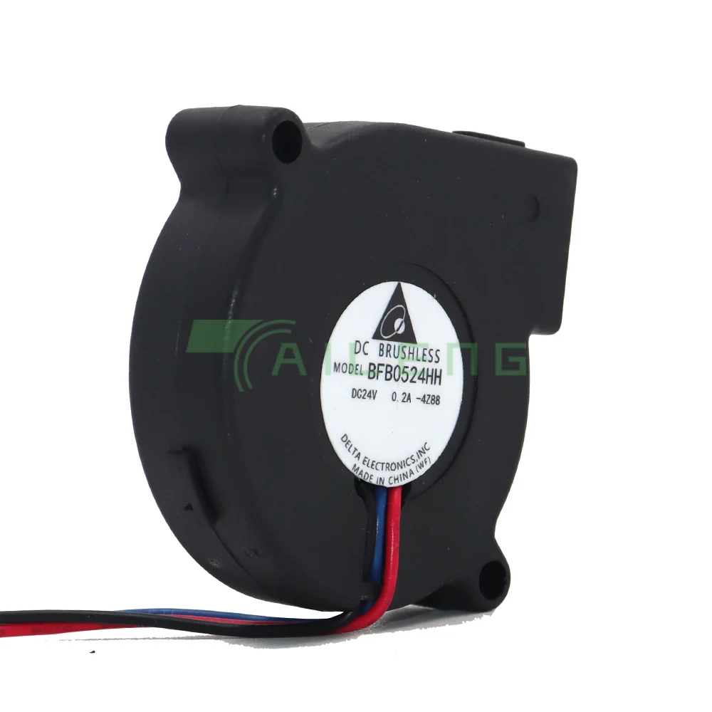 Para Delta BFB0512HH 5015 5cm 50*50*15MM 50mm DC 12V 0.2A doble rodamiento de bolas turbo ventiladores ventilador de refrigeración - imagen 4