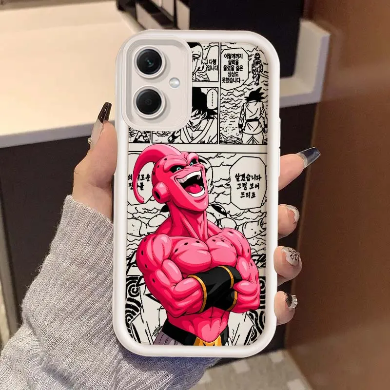 D-Dragon Ball funda fresca de dibujos animados para Redmi Note 14 13 12 11 13R 12R 12T 11T Pro Plus funda de teléfono con escalera de ojos - imagen 4
