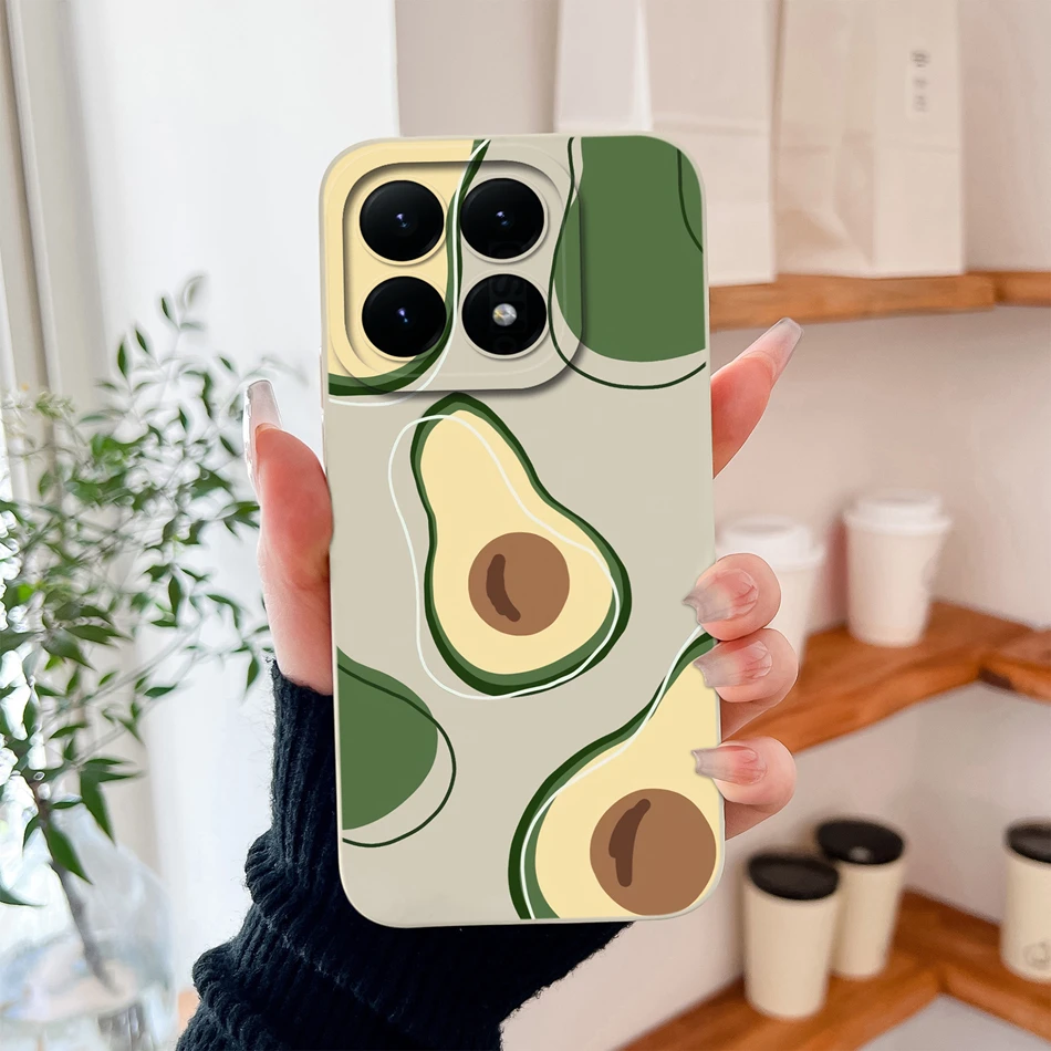 Para Xiaomi 15T Pro funda para Xiaomi 17 Pro Max funda trasera de teléfono de dibujos animados protección completa suave silicona líquida parachoques a prueba de golpes - imagen 5