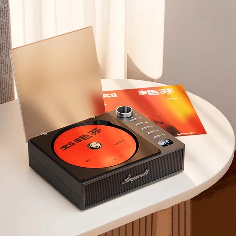 Reproductor de CD portátil profesional de 3,5 MM sonido envolvente Radio FM USB reproductor de CD de disco MP3 con Altavoz Bluetooth Walkman de alta calidad - imagen 2