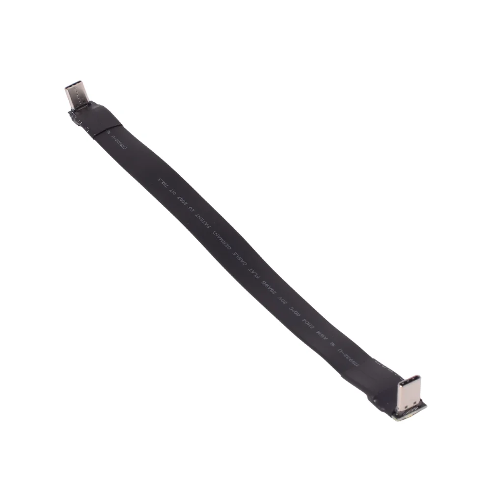 Cable FPC de cinta delgada y plana FPV corto de 5cm-1m 20P USB 3,2 tipo C macho a USB-C Gen2x2 FFC 20Gbps para datos y carga 3A teléfono tableta - imagen 5