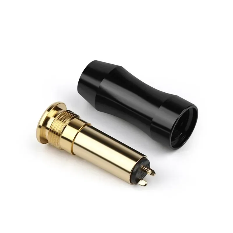 Conectores de audio Conector hembra de 3,5 mm y 2,5 mm Conector de auriculares de 3 polos Conector 2,5 3,5 Aleación de aluminio Electrónica de consumo Negro Plata - imagen 5