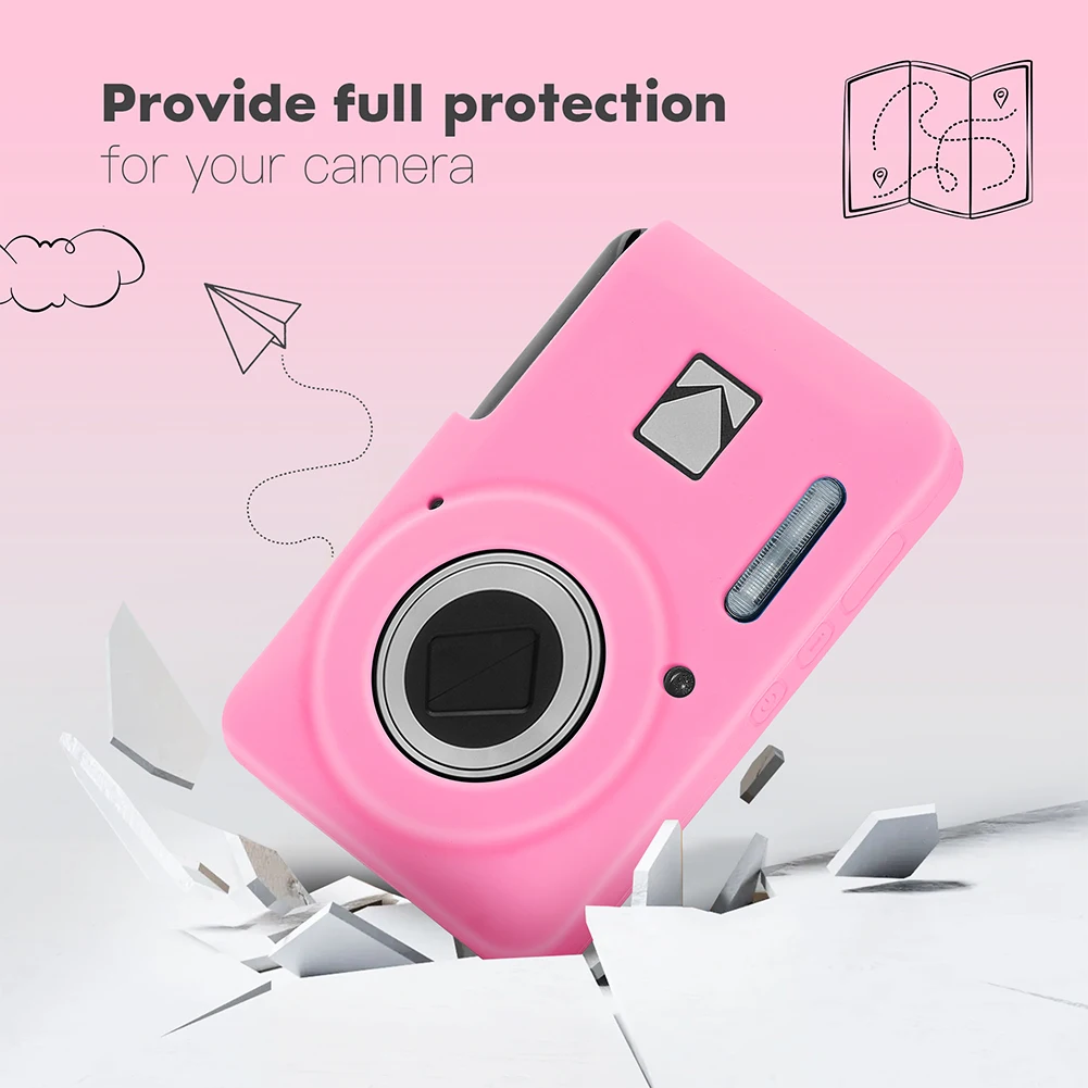 Funda de silicona para cámara Digital KODAK PIXPRO FZ55, funda protectora de silicona suave, funda protectora para cámara - imagen 4