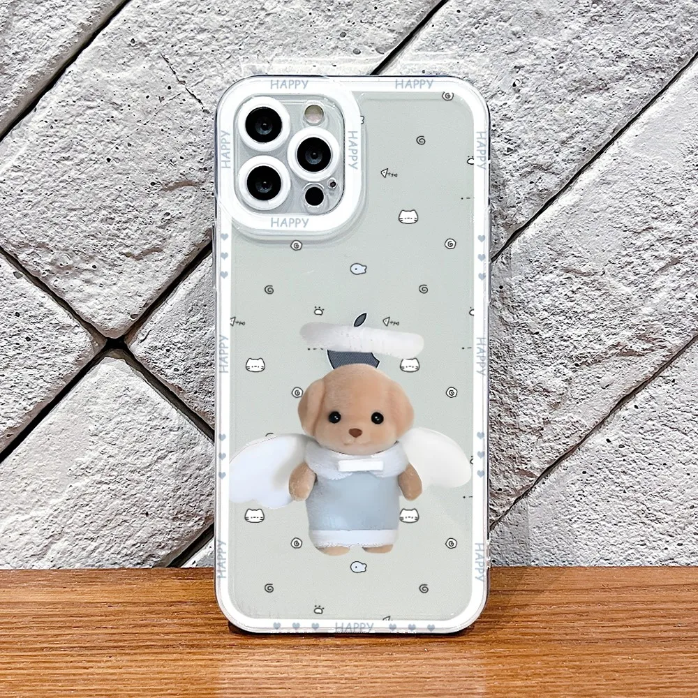 Preciosa funda de teléfono familiar de Sylvanians para Samsung Galaxy S25 S24 S23 S22 S21 Ultra Plus 5G S20 FE Note 20 10, funda transparente suave - imagen 5