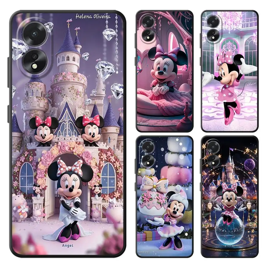 Funda para Oppo A9 A38 A11 A37 A12 A36 A3 A54 A16 A33 A71 A15 A32 A5 A53 A18 A31 A72 A7 A52 A17 A32 A73 funda trasera suave para teléfono rosa