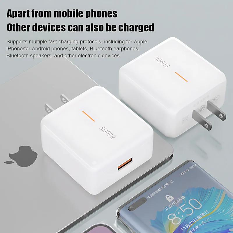 Cargador PD 65W Supervooc para OPPO Reno 12 11 10 Pro 5 Find X7 X2 X3 X5 X6 UE EE. UU. Adaptador rápido accesorios de teléfono de carga rápida - imagen 3