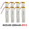 4025100-1000mAh 8PCS