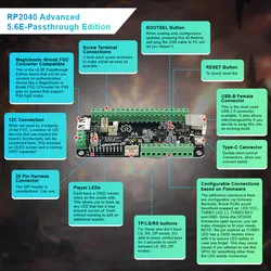 Raspberry Pi Pico – Tablero de Lucha para PC, PS3 y PS4