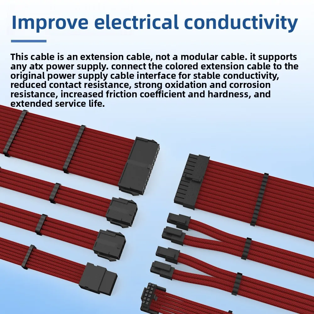 600W 12VHPWR Cable de extensión VGA para computadora Nylon trenzado 16 18AWG 5080 5090 RTX4080 4090Ti 12 + 4 pines 16 pines PCIE 5,0 Cable adaptador - imagen 5