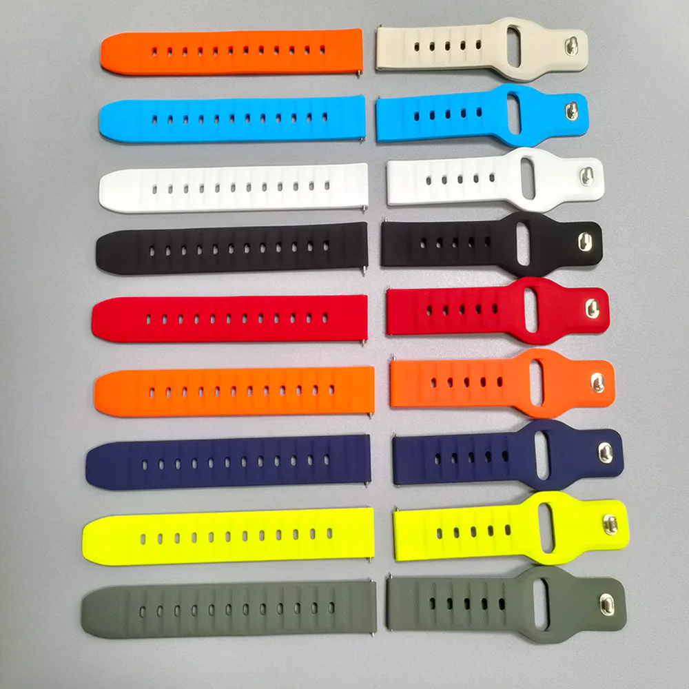 Correa de silicona de 20/22mm para Garmin Forerunner 570 42mm 47mm 265 255 245 165 banda musical para Venu 3/Vivoactive 6 5 Correa de reloj - imagen 2