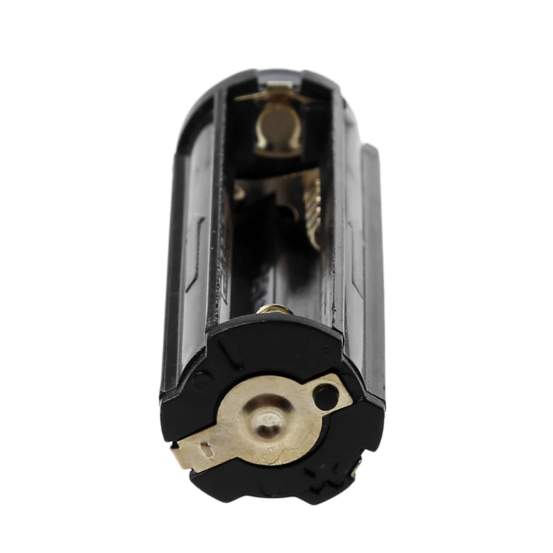 Soporte de batería de plástico de tipo cilíndrico negro para 3 pilas AAA, caja convertidora, adaptador de lámpara de linterna de juguete, convertidor de caja - imagen 2