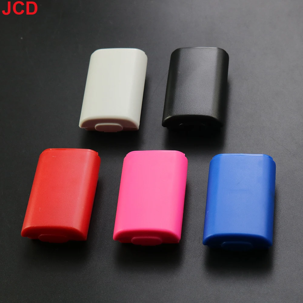 JCD 5 uds controlador de juego funda trasera de batería AA soporte de batería funda trasera de repuesto para mando inalámbrico Xbox 360 - imagen 3