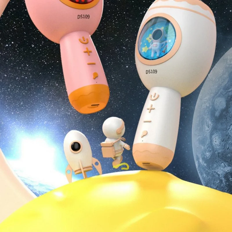 New Wireless Bluetooth Microphone Cartoon Children Karaoke Microphone Creative High Quality Home Karaoke Speaker One Gift - imagen 3