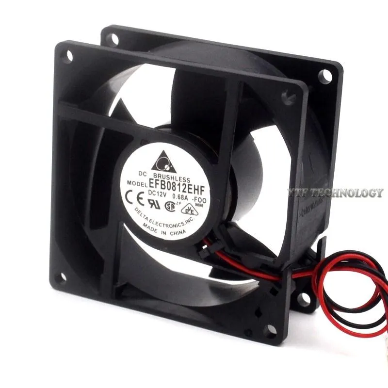 Ventilador de refrigeración para servidor Delta EFB0812EHF -F00 12V 0.68A 8CM 80mm 8032 - imagen 2