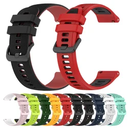 Correa de dos tonos para Samsung Galaxy Watch 6 4 Classic 5 Pro 45mm 40mm 44mm 43mm 47mm correa de silicona para Galaxy Watch 3 41 45mm Gear