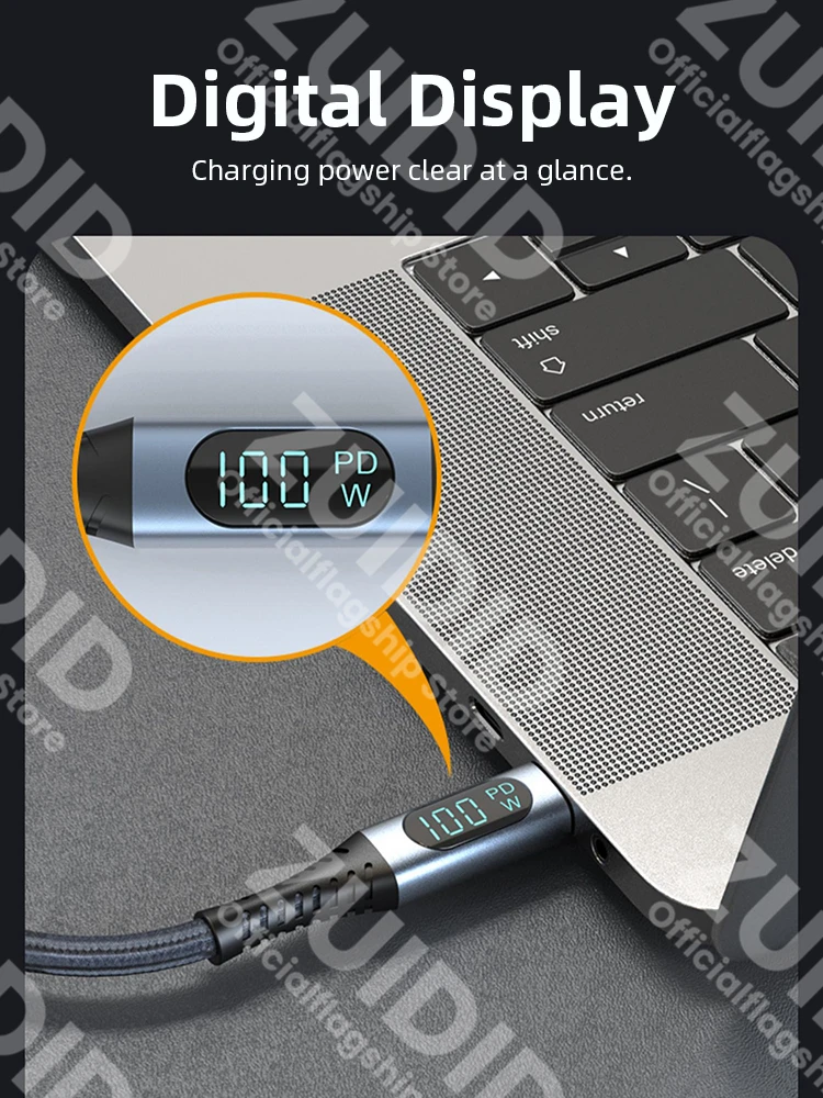 Cable USB4 USB-C 40Gbps - Carga rápida 240W 8K 60Hz - imagen 5