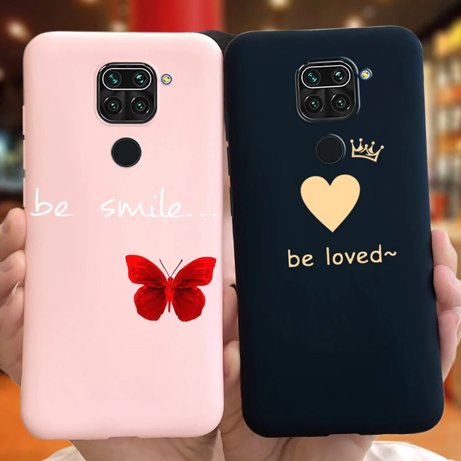 Para Xiaomi Redmi Note 9 9s Note9 Pro Max funda pintada bonita a la moda para Redmi Note 9 Pro 9 S 9Pro fundas de silicona suave de Color caramelo