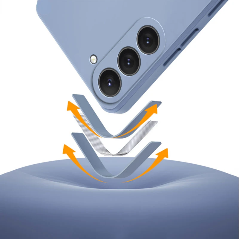 Fundas de teléfono de silicona líquida para Samsung Galaxy S23 Plus Ultra FE, fundas suaves a prueba de golpes SamsungS23 S23FE S23Plus S23Ultra - imagen 3