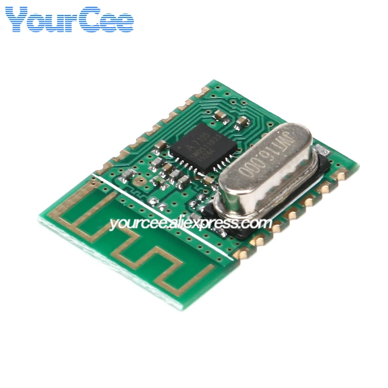 10 uds/1 unidad MD7105-SY 2,4G 2,4 GHZ Wifi módulo transceptor inalámbrico 500KHz paso FSK/GSK modulación 3,3 V NRF24L01 A7105 - imagen 2