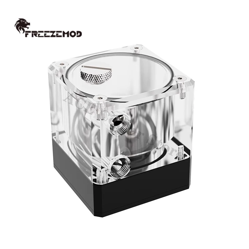 Bomba de agua FREEZEMOD Res AIO con combinación de depósito de indicador de flujo de 7cm para sistema de refrigeración de PC Mini ITX Case - imagen 4