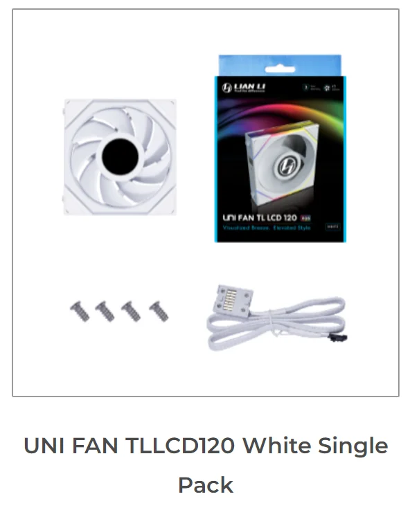 LCD TL120 white 1PCS