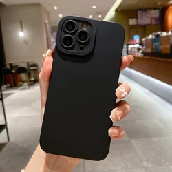 Funda TPU para iPhone 16-12 Pro/11 Max X/Xs/XR - Protege Lente
