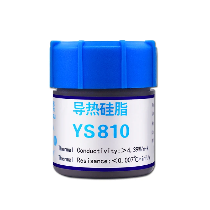 Grasa de silicona conductora térmica para CPU, pasta de refrigeración para botellas pequeñas, 25g, ys810 - imagen 2