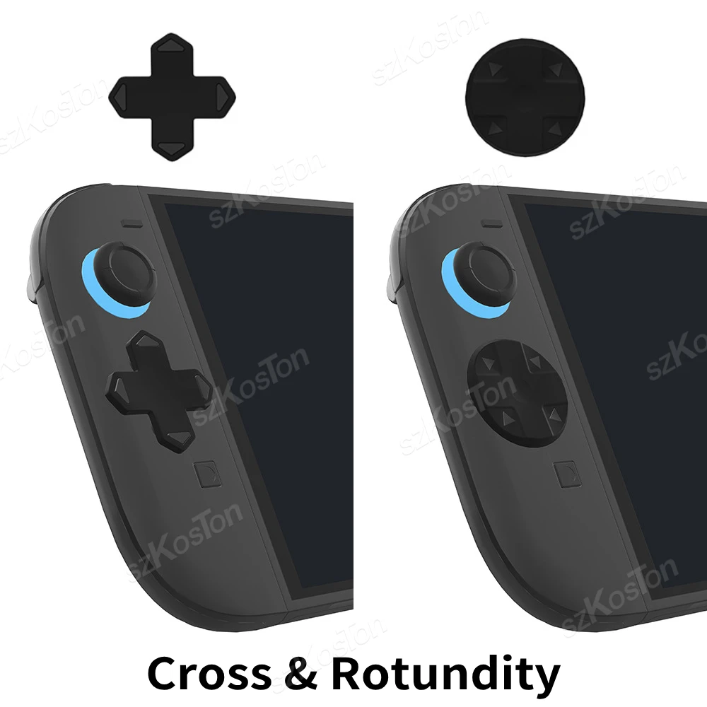 Juego de tapas de botón D-Pad para controlador JoyCon Switch 2, tapas de empuñaduras de pulgar direccionales y cubierta de botón A/B/X/Y para accesorios Switch2 - imagen 5