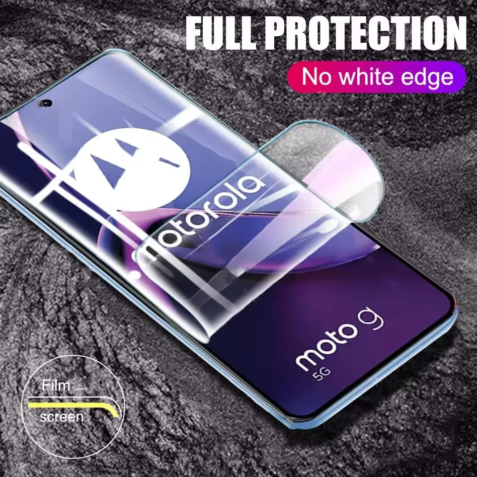 Película de hidrogel HD de 3 uds para Motorola Moto G82 G84 G85 G20 G24 5G Protector de pantalla - imagen 4
