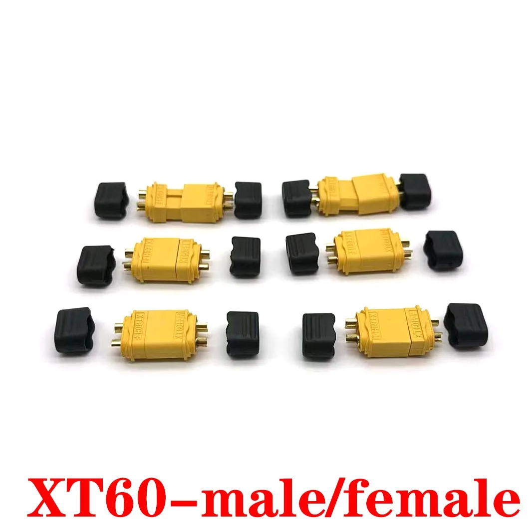 Conector de piezas de 100 XT60H-F con carcasa, enchufe hembra/macho XT60 para batería Lipo RC, coches, drones, avión, fpv - imagen 3