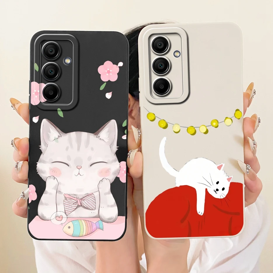 Para Samsung Galaxy A54 funda SM-A546B nuevo caramelo pintado Linda funda de dibujos animados suave TPU funda de teléfono para Samsung A14 A24 A34 A54 Fundas - imagen 4